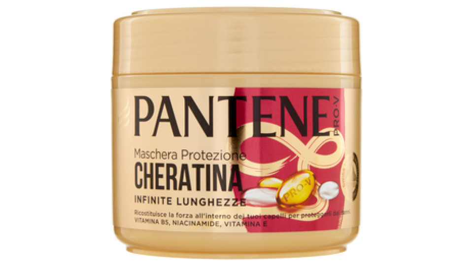 Pantene Pro-V Maschera Protezione Cheratina Infinite Lunghezze 300 ml