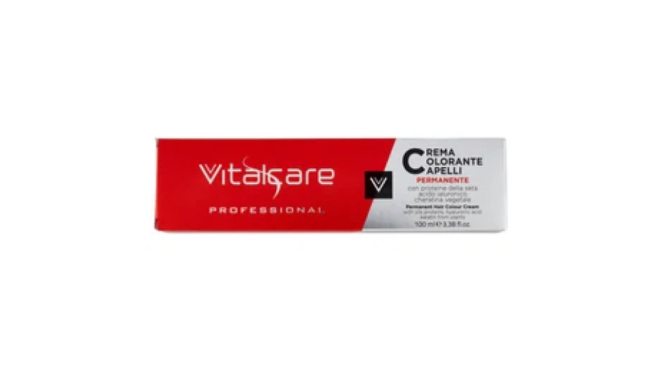 Vitalcare Professional Crema Colorante Capelli Permanente 5/00 Castano Chiaro 100 ml