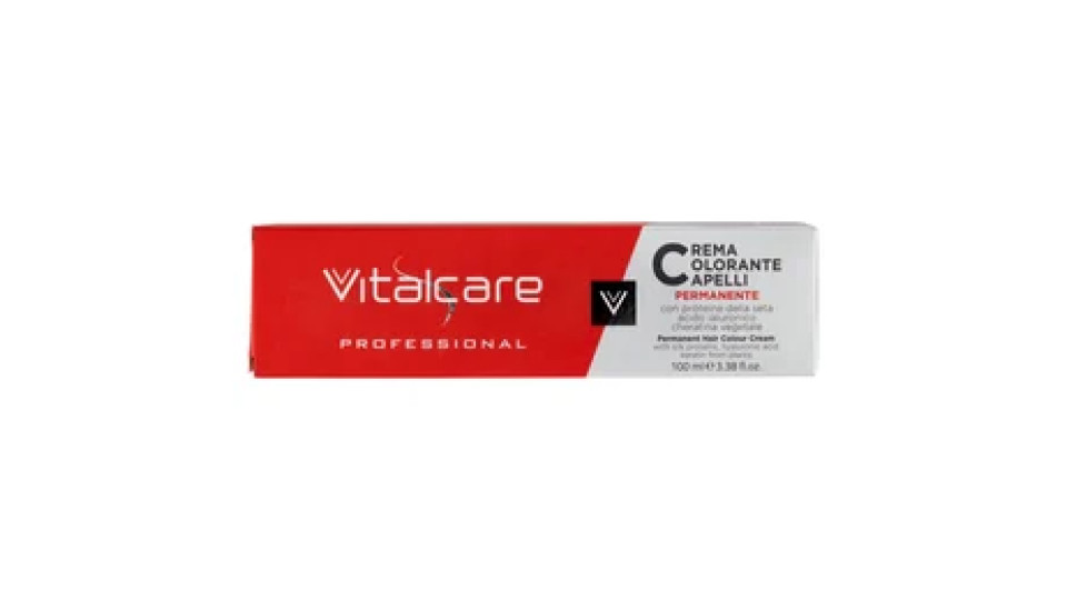 Vitalcare Professional Crema Colorante Capelli Permanente 6/00 Biondo Scuro 100 ml