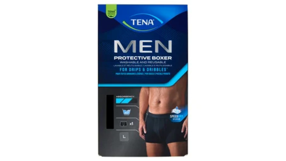 Tena Men Protective Boxer L Nero 1 pz