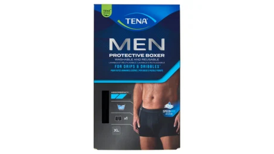Tena Men Protective Boxer XL Nero 1 pz