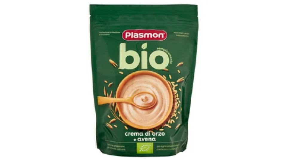 Plasmon semplicemente bio crema di orzo e avena 200 g