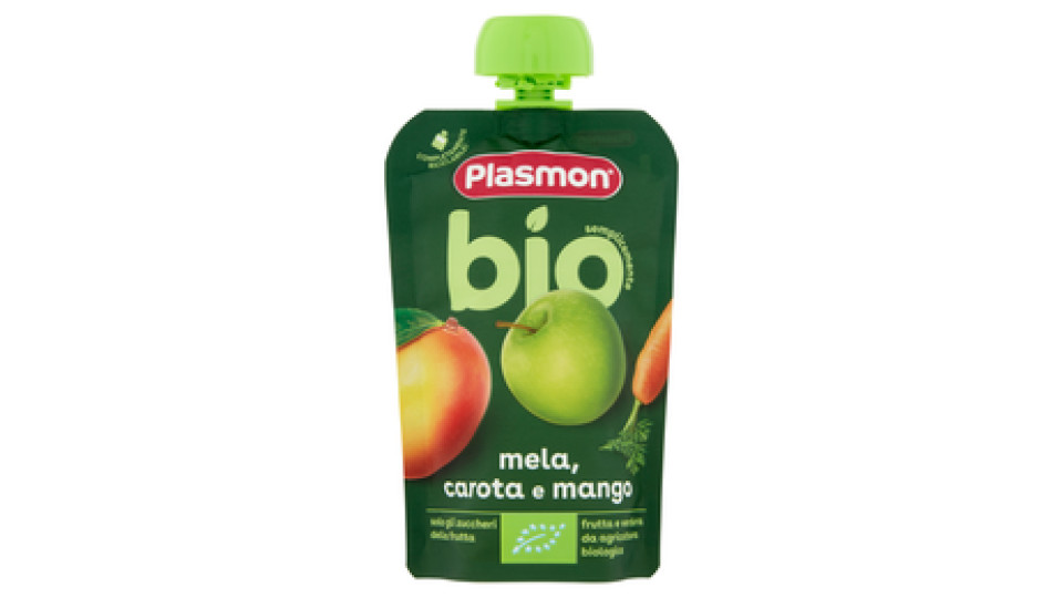 Plasmon semplicemente bio mela, carota e mango 100 g