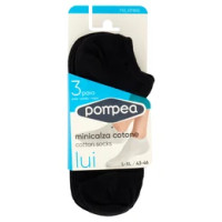 pompea lui minicalza cotone L-XL 43-46 Bianco 3 paia
