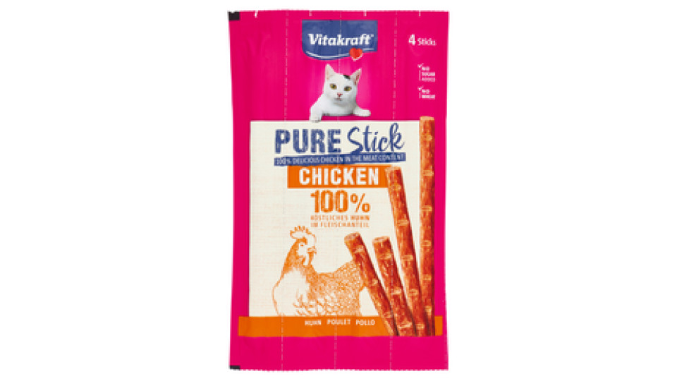 Vitakraft Pure Stick Chicken 100% 4 x 5 g