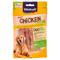 Vitakraft pure Chicken + Veggie Duo Sweet Potatoe Patate dolci e bastoncini di pollo 80 g
