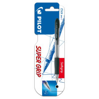 Pilot Penna A Sfera A Punta Fine Supergrip Nero
