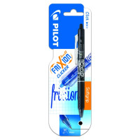 Pilot Penna a sfera nera Frixion Cliker cancellabile