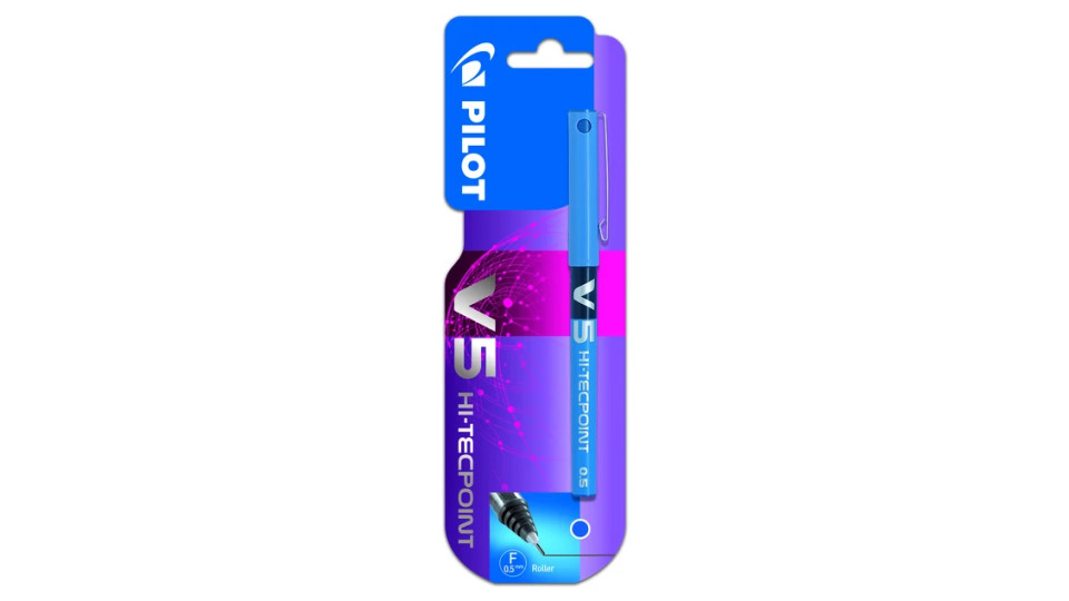 Pilot Penna Roller Con Punta Ad Ago Blu