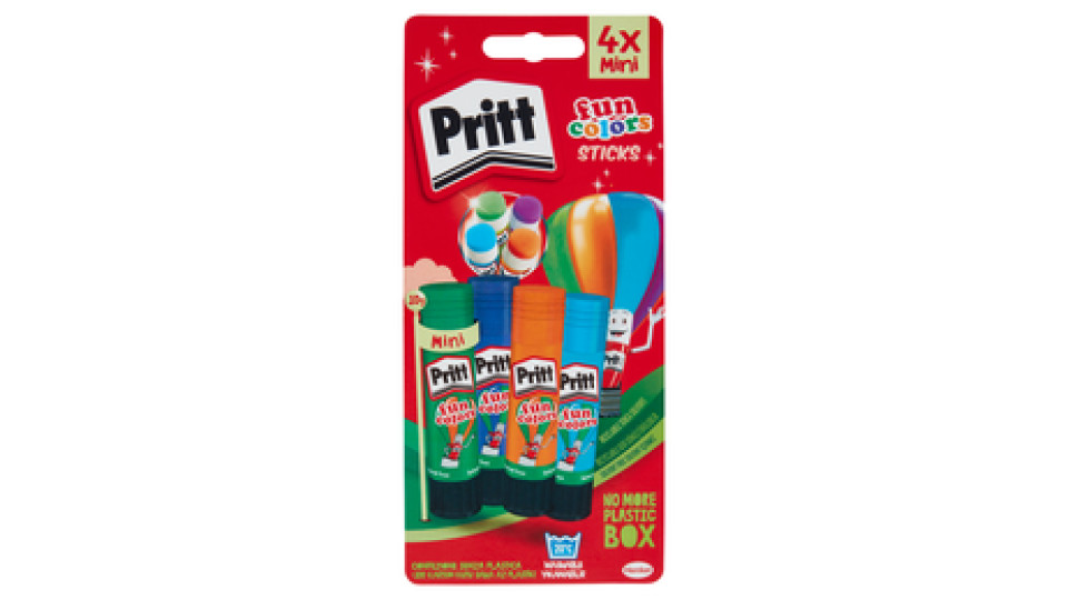 PRITT colla Colorata Stick fun colors 4 x 10 g