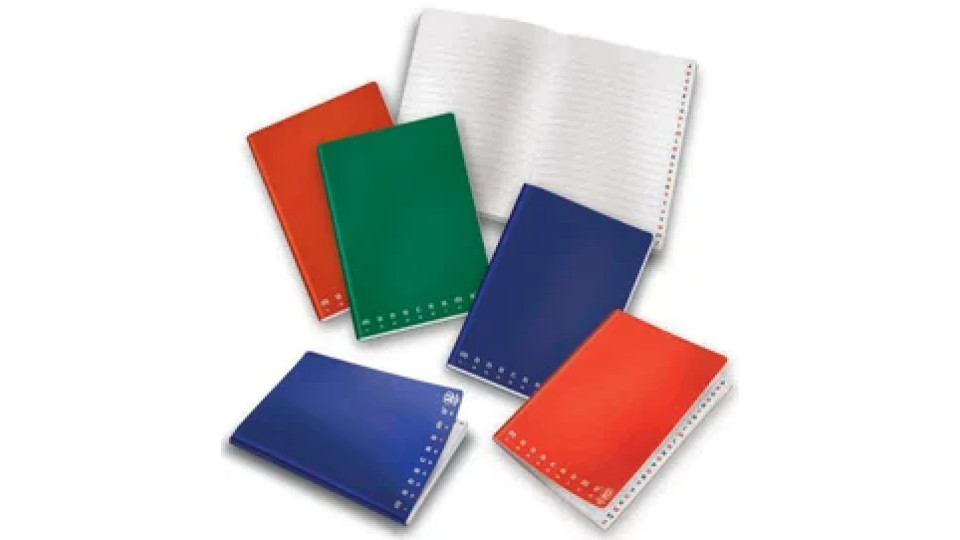 Pigna 0206864 quaderno per scrivere Blu, Verde, Rosso