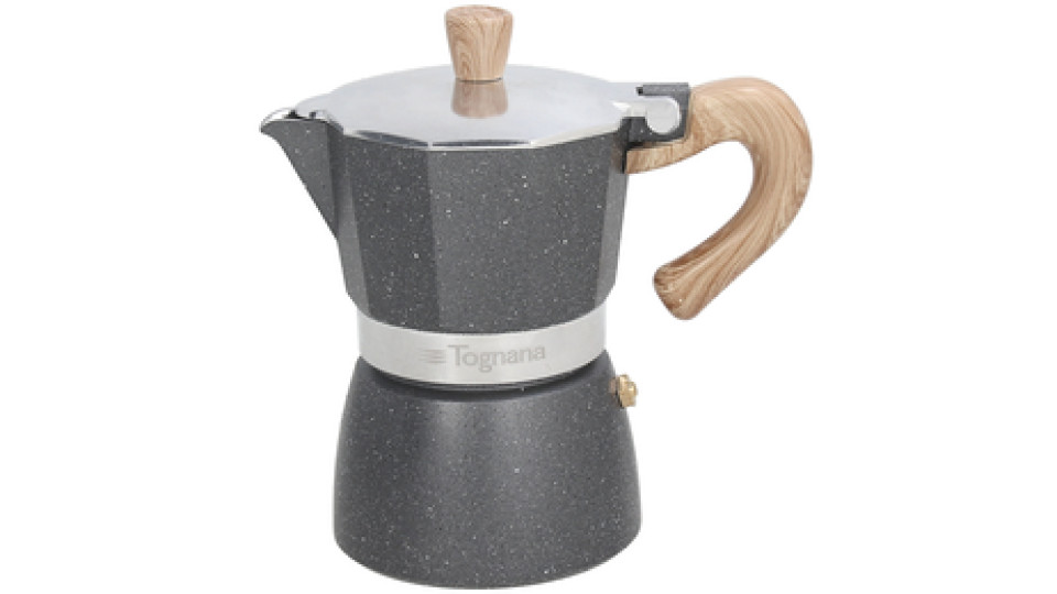 Tognana Porcellane Tognana Coffee Star Caffettiera 3 Tazza Grigio Marmorizzato