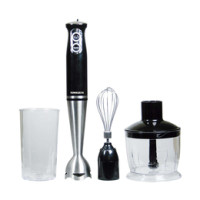 Termozeta 8028153100028 frullatore Frullatore ad immersione 500 W Nero, Acciaio inox