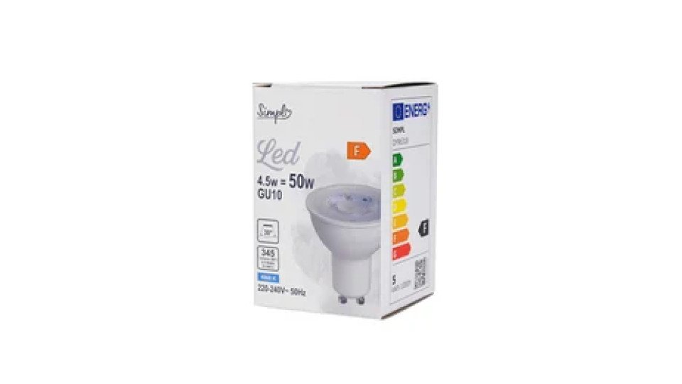Simpl LED Faretto 50W GU10 CW