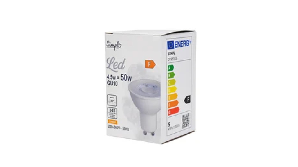 Simpl LED Faretto 50W GU10 WW
