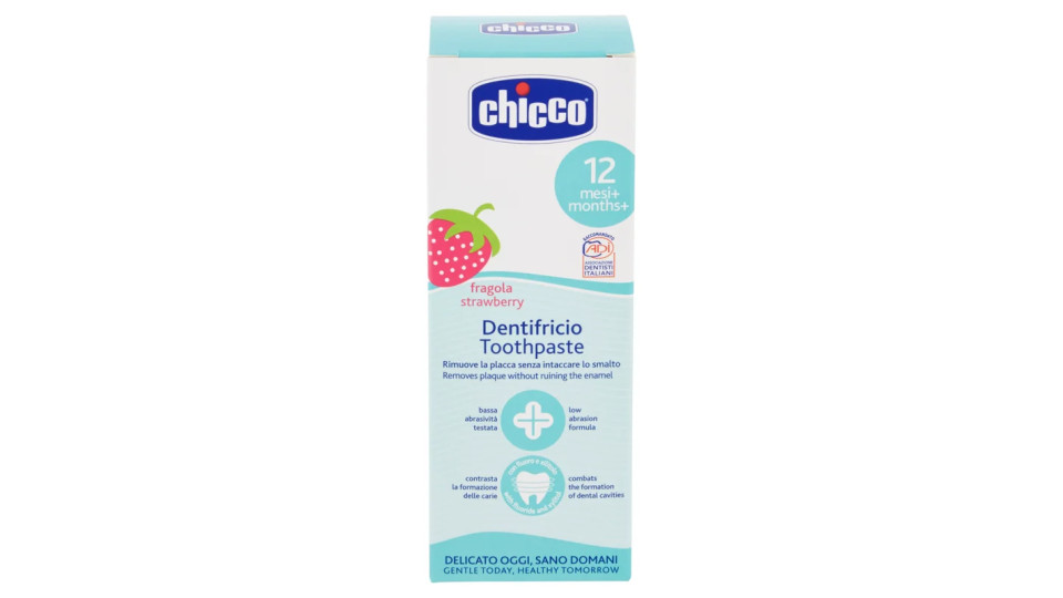 Chicco - Dentifricio, Fragola 