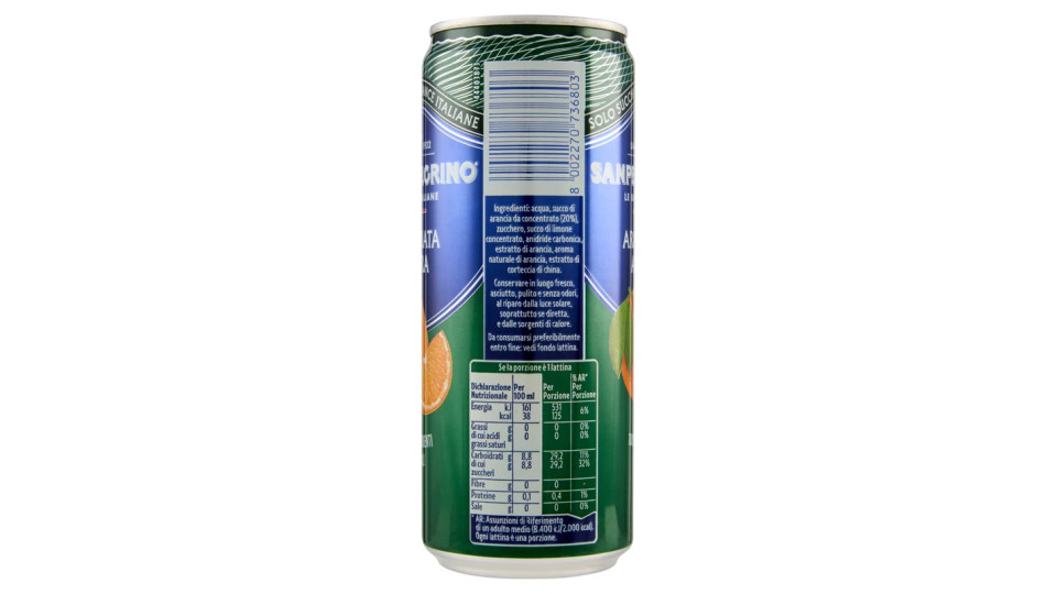 Sanpellegrino L'Aranciata Amara lattina