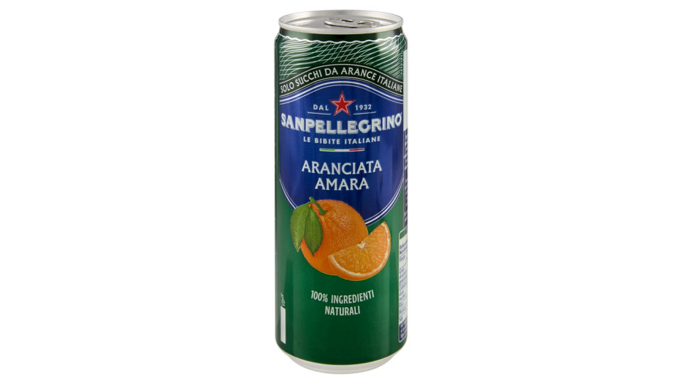 Sanpellegrino L'Aranciata Amara lattina