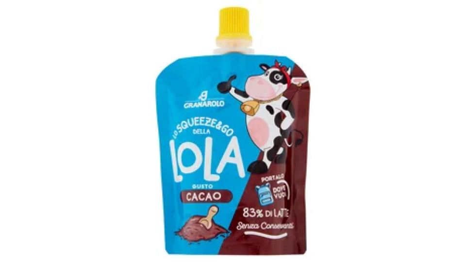 Granarolo Lo Squeeze&go Della Lola Gusto Cacao 85 G