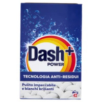 Dash Power Detersivo Lavatrice In Polvere, Tecnologia Anti-residui, 52 Lavaggi 2600 G