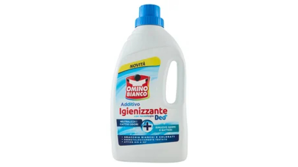 Omino Bianco Additivo Igienizzante Con Tecnologia Deo+ 900 Ml
