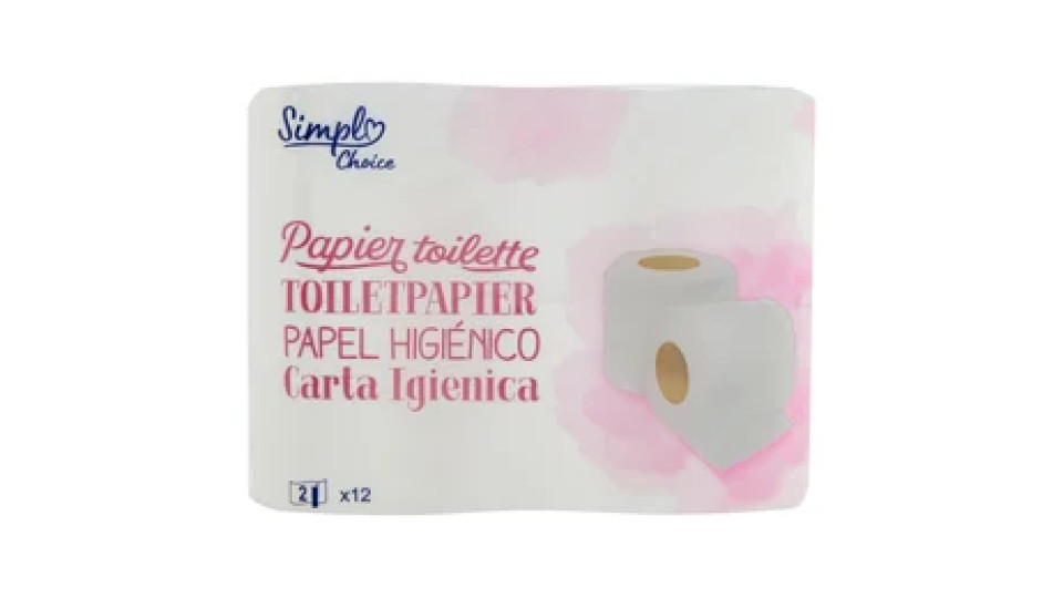 Carta Igienica 2 Veli 12 Pz