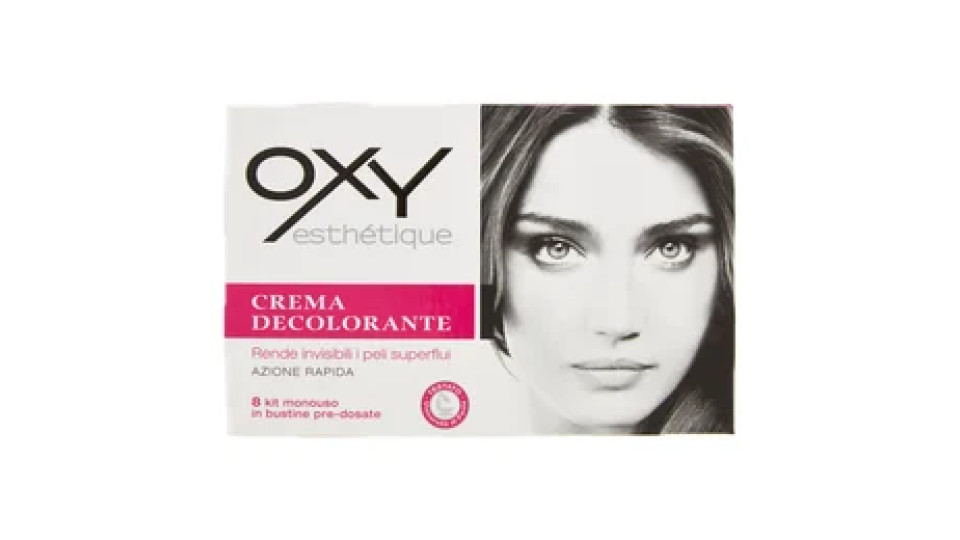 Oxy Esthétique Crema Decolorante 8 Kit Monouso In Bustine Pre-dosate 75 Ml