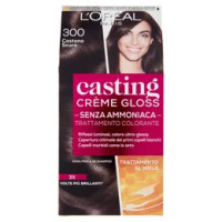 L'oréal Paris Tinta Capelli Casting Creme Gloss, Senza Ammoniaca, 300 Castano Scuro
