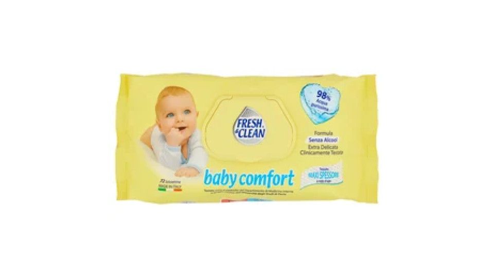 Fresh & Clean Baby Comfort Salviettine 72 Pz