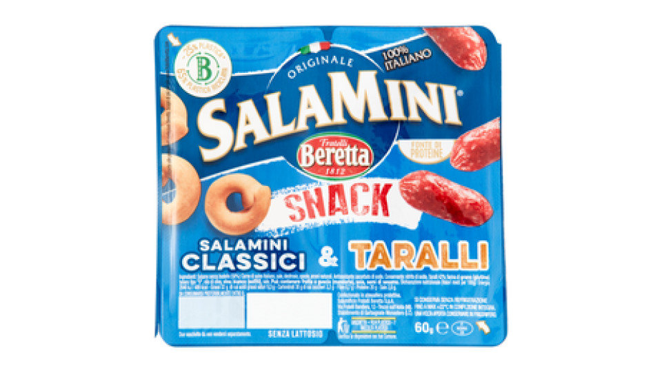 Fratelli Beretta SalaMini Snack Salamini Piccanti & Taralli