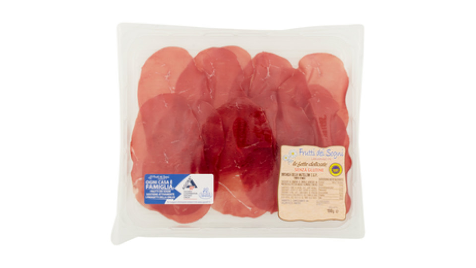 Frutti dei Sogni le fette delicate Bresaola della Valtellina I.G.P. Punta d'Anca