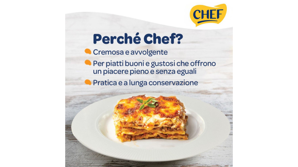 Besciamella Chef Classica in brik slim