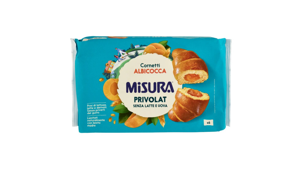 Misura Privolat 6 Cornetti all'Albicocca