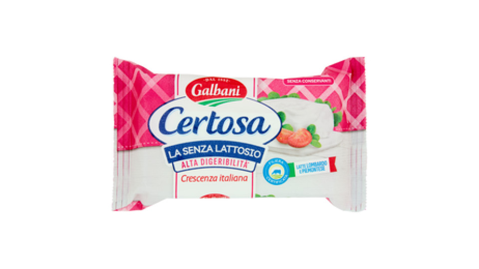 Galbani Certosa Crescenza senza conservanti