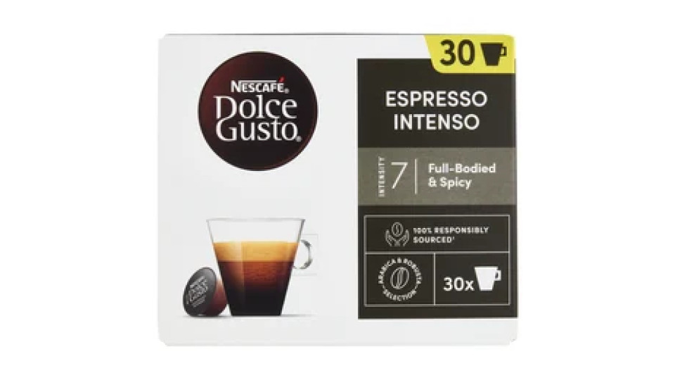 Nescafé Dolce Gusto Espresso Intenso Caffè Espresso 16 Capsule (16 Tazze)
