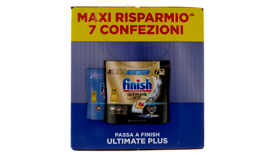 Finish Quantum Max Pastiglie Lavastoviglie, Limone
