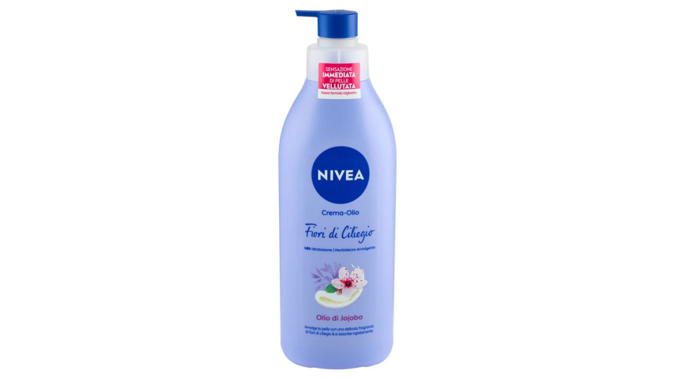 Nivea, crema-olio Fiori di Ciliegio & Olio di Jojoba pelle normale o secca