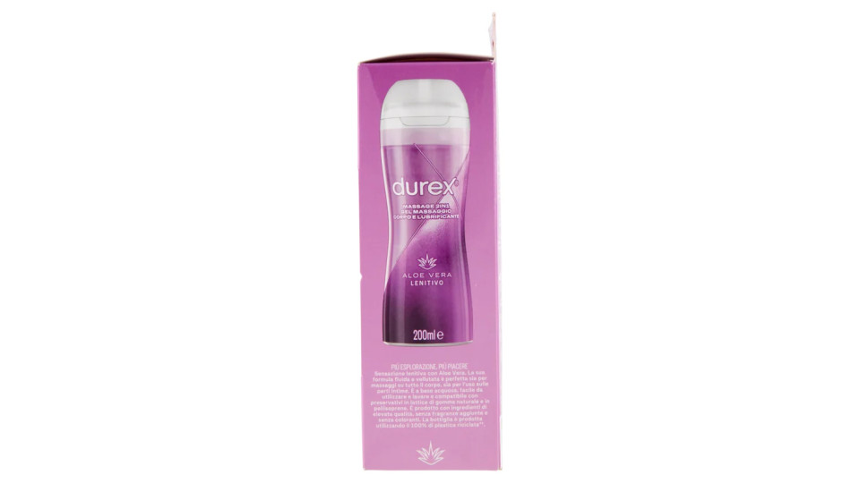 Durex Massage 2 in1  Gel Lubrificante, Aloe Vera