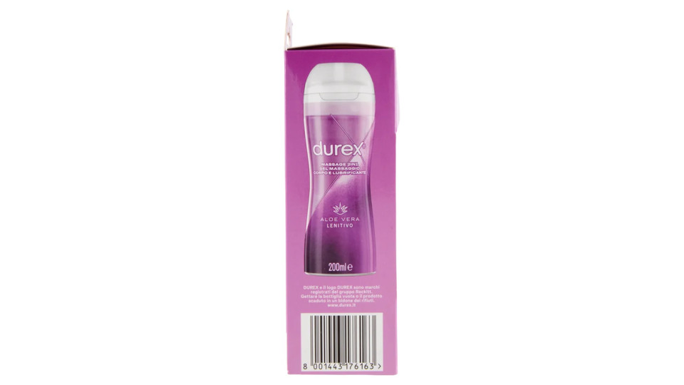 Durex Massage 2 in1  Gel Lubrificante, Aloe Vera