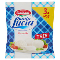 Galbani Santa Lucia Mozzarella Tris senza conservanti
