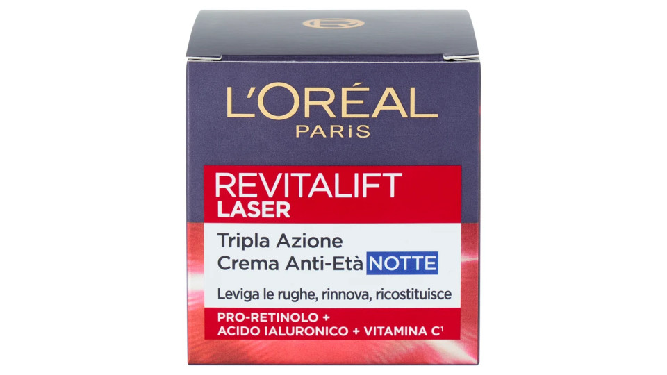 L'Oréal Paris Revitalift Laser X3 Crema-Maschera Anti-Età Notte