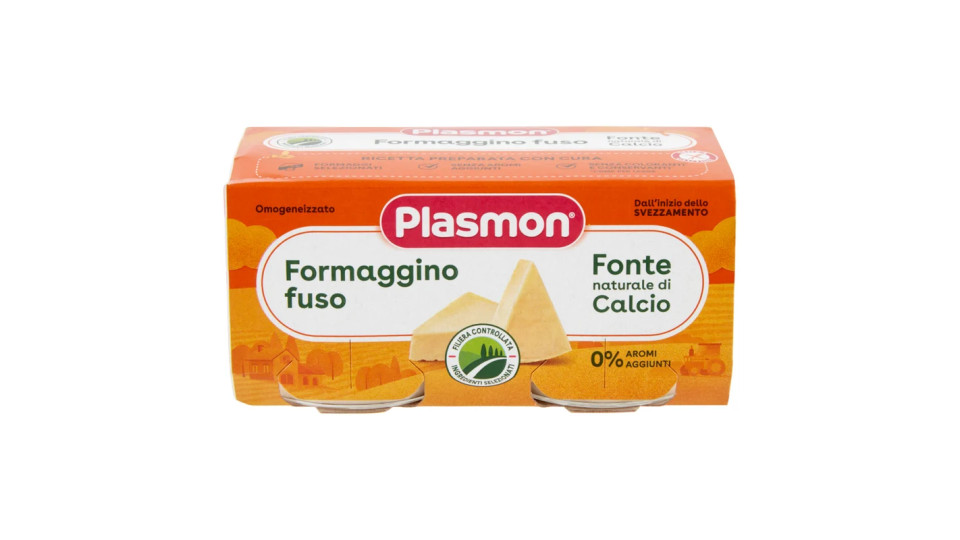 Plasmon - Oasi nella crescita, Omogeneizzato con Formaggino Fuso Classico, dal 4 mese
