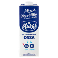 Mukki Alta Digeribilità senza lattosio* per il benessere delle Ossa 1 litro