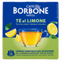 Caffè Borbone Tè al Limone Capsule Compatibili Nescafè* Dolce Gusto* 16 x 12 g