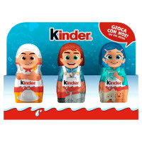 Kinder Figure - 3 Specialità dolci ricoperte di cioccolato al latte Senza Glutine Idea Regalo 45 g