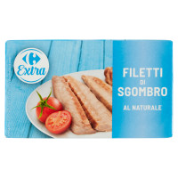 Carrefour Extra Filetti di Sgombro al Naturale 125 g