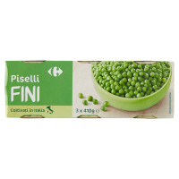 Carrefour Piselli Fini 3 x 410 g