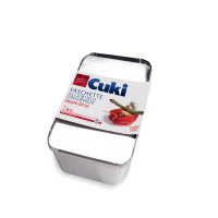 Cuki vaschette alluminio con coperchi 4 pezzi