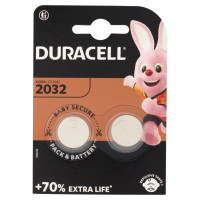 Duracell 2032 Batteria Bottone al Litio Specialistica 3V pacco da 2 pile con Tecnologia Baby Secure