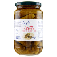Simpl Cetriolini all'Aceto di Vino 530 g
